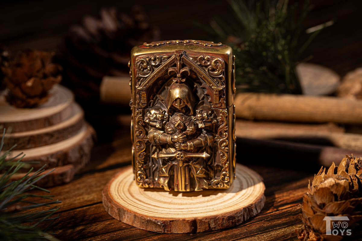 Handcrafted Lighter Shell - Gothic Sanctuary Sculpture - Guardian - Twotoys