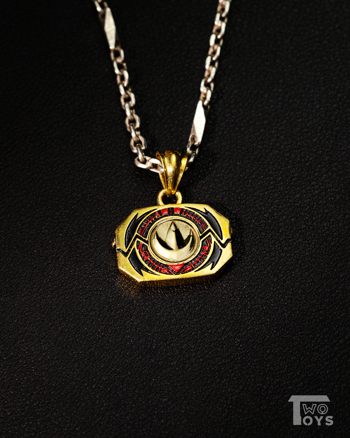 Silver Pendant with Power Coins
