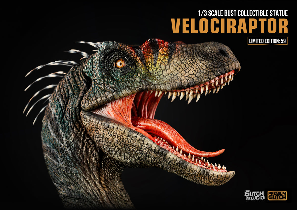 Glitch Studio – Velociraptor Bust 1/3 Scale
