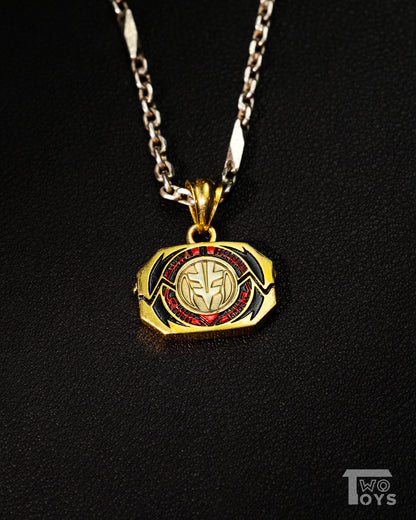 Silver Pendant with Power Coins